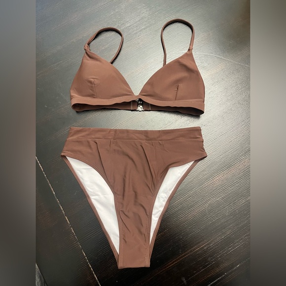 SUUKSESS High Waisted High Cut Bikini Set Sexy Triangle Two Piece Swimsuit NWOT - Picture 5 of 7